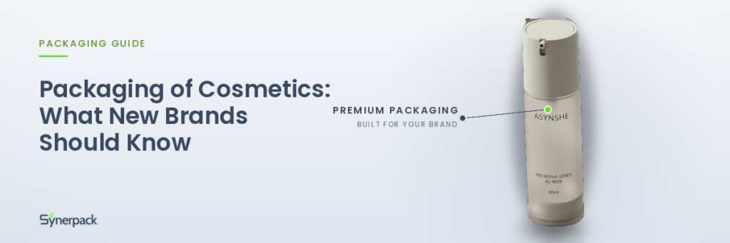 Synerpack premium cosmetic packaging bottle, built for new brands